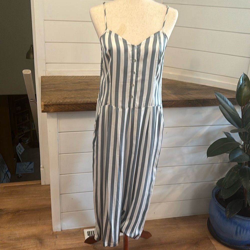 Striped Chaser Satin Jumper